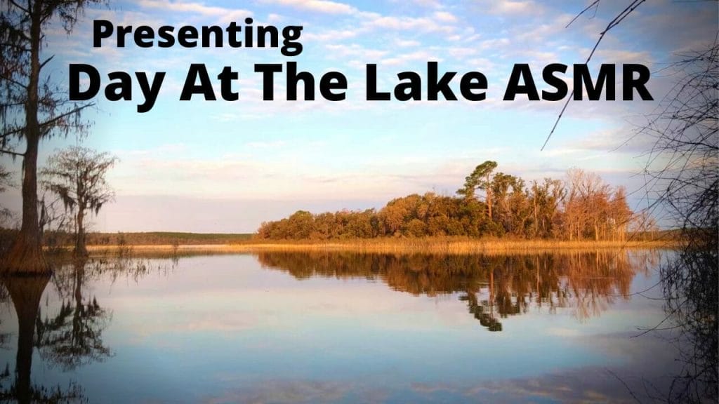 Longshot ASMR video with nature sounds, lake ambience
